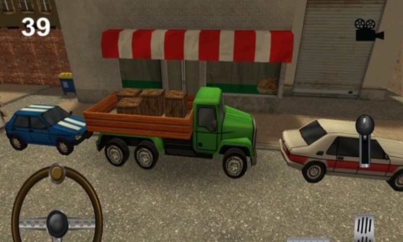 小货车停车