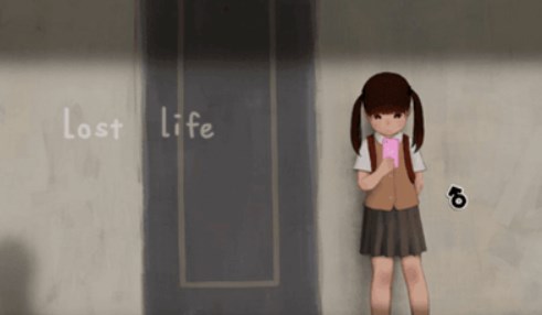 迷失的生活小女孩