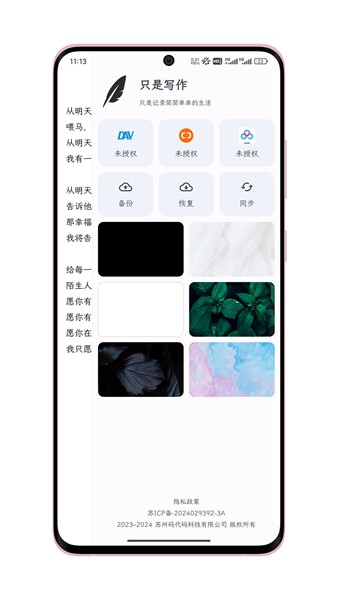 只是写作