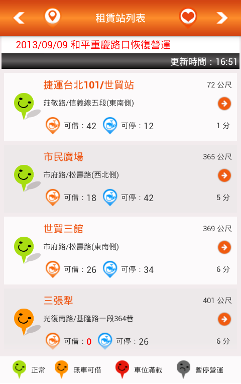 YouBike微笑单车