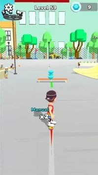 3d英式滑板b