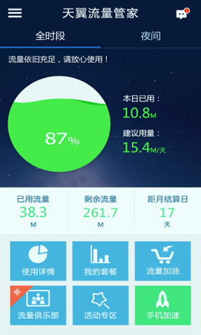 天翼流量管家