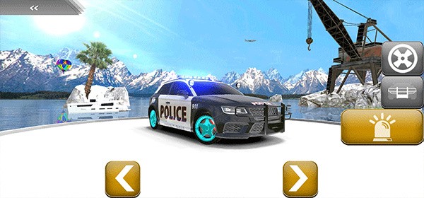 警车漂移赛车