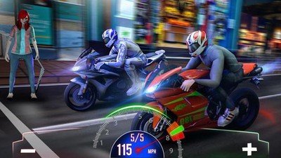 轮班摩托车疯狂赛车