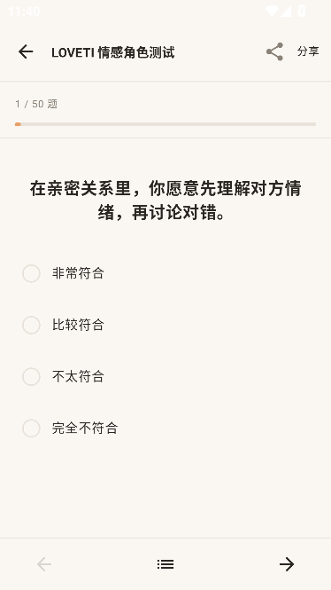 LOVETI人格测试