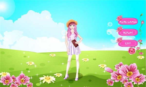 旅行女生换装
