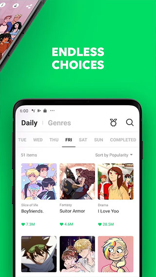 Webtoon台版漫画