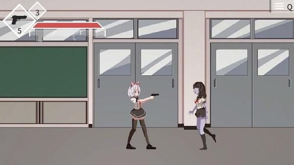 白发猫女大战僵尸