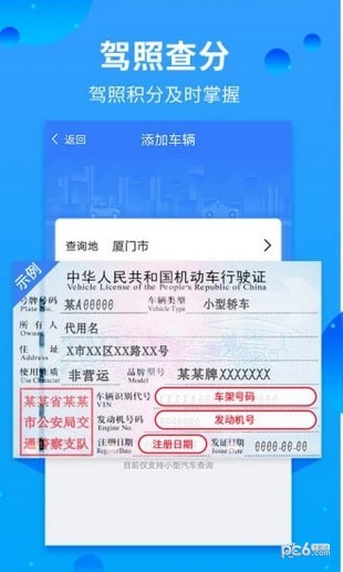 快查车辆违章