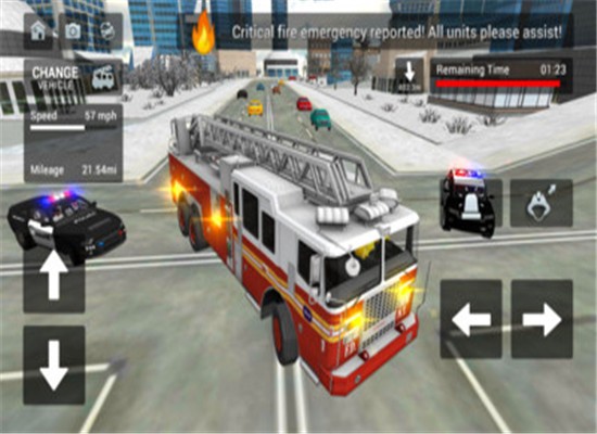 911救援消防车