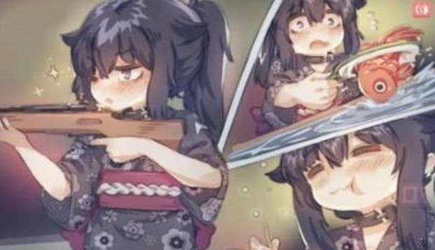 在阴暗的房间中和独孤的女孩子的物语