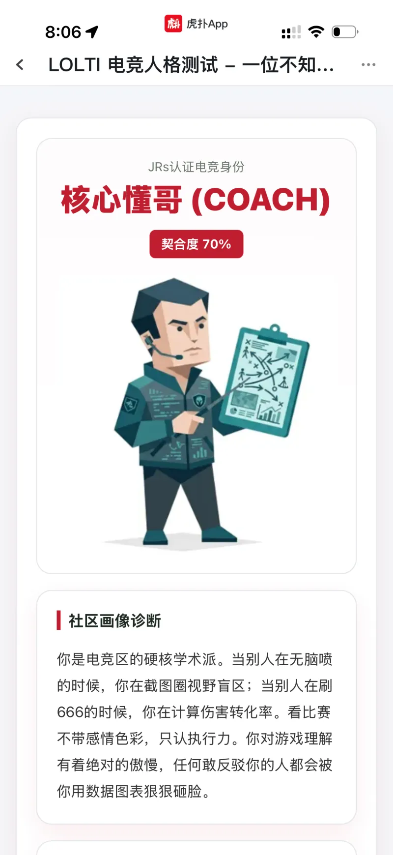 LOLTI电竞人格测试