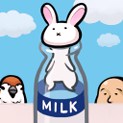 小白兔和牛乳瓶