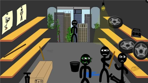 逃跑火柴人破解版