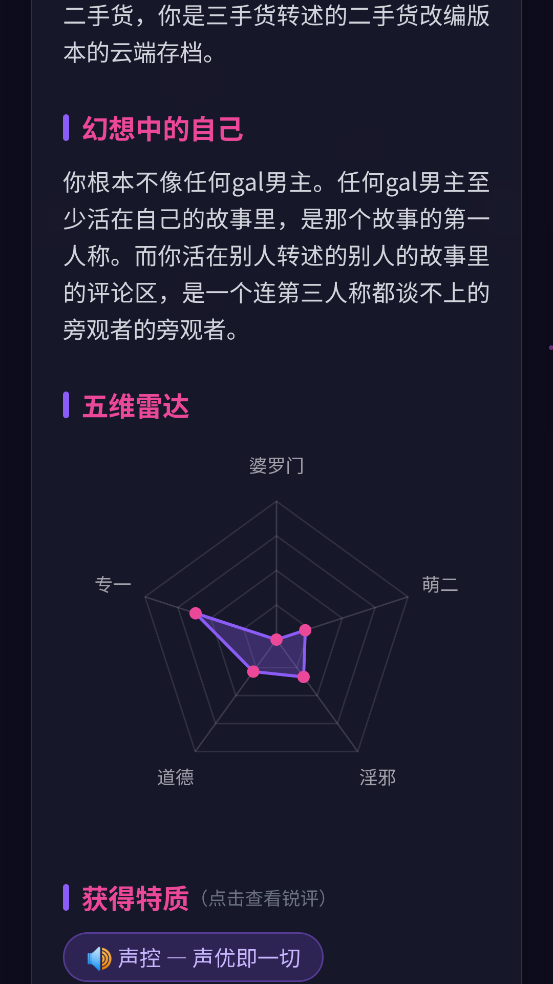 GALTI人格测试