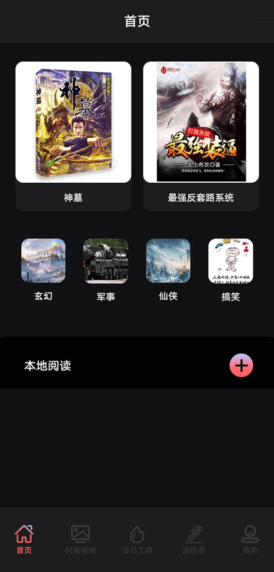 疯情小说阅读器