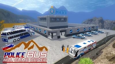 警车爬坡司机