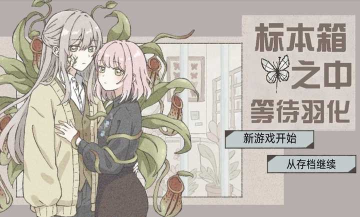 在标本箱中等待羽化