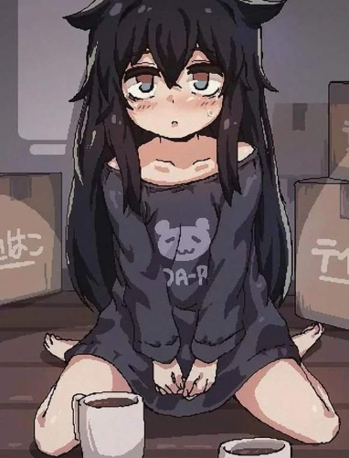 在阴暗的房间中和独孤的女孩子的物语