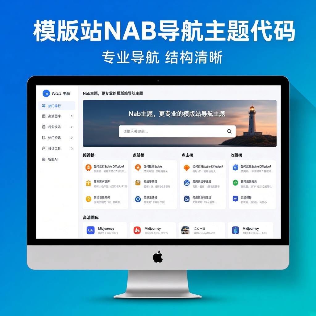 模版站NAB导航主题源码